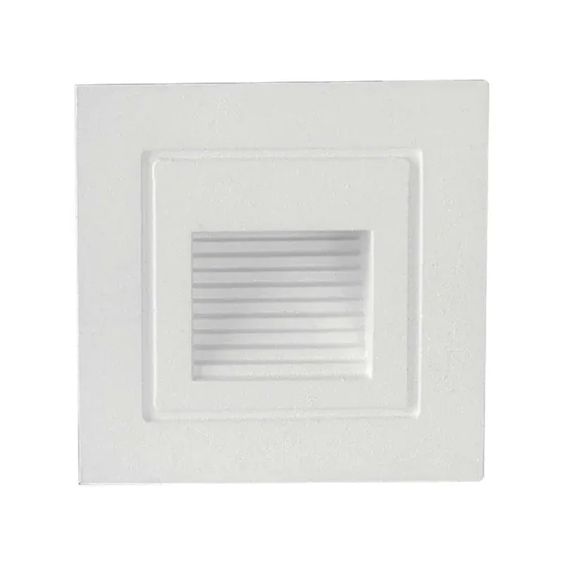 Oprawa Schodowa Led V-Tac 3W Led Kwadrat Biała 230V Vt-1128-W 3000K 180Lm Ostatnia szansa