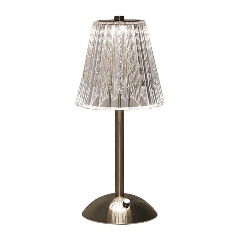 Okazja Lampka Biurkowa Nocna V-Tac 3W Led 29Cm Ładowanie Usb Ściemnianie Piaskowy Brąz Vt-1033 3000K-6000K 210Lm