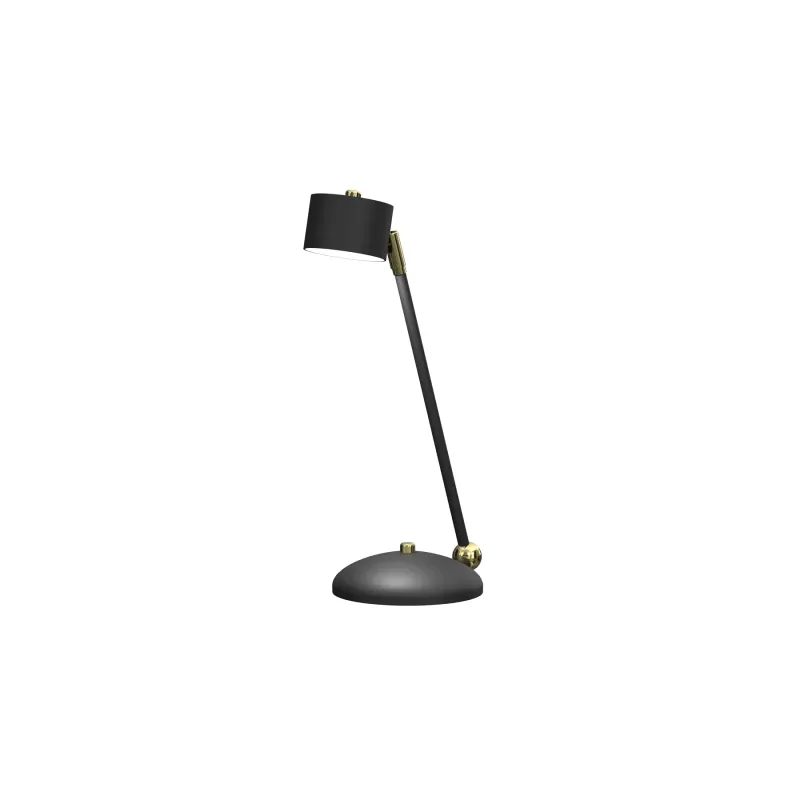Bezpieczne zakupy Lampka Biurkowa Arena Black/Gold 1Xgx53