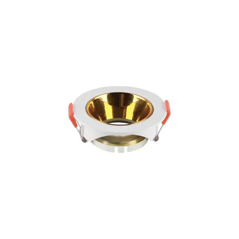 Oferta Oczko V-Tac Gu10 Wpuszane Okrągłe Białe/Złote Vt-931 3 Lata Gwarancji