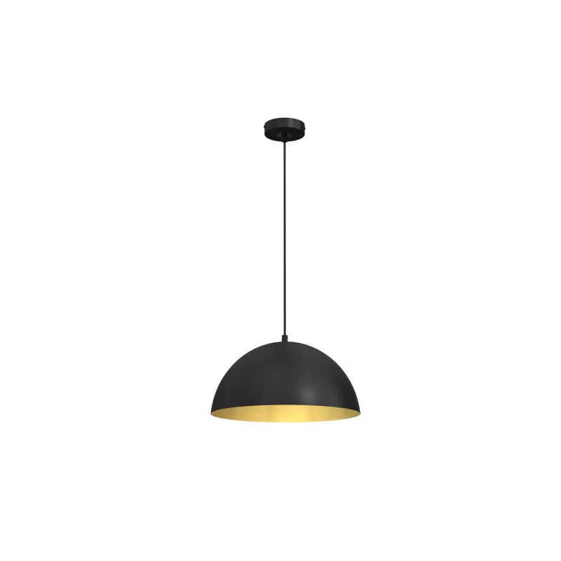 Ograniczona ilość Lampa Wisząca Beta Black/Gold 1Xe27 35Cm