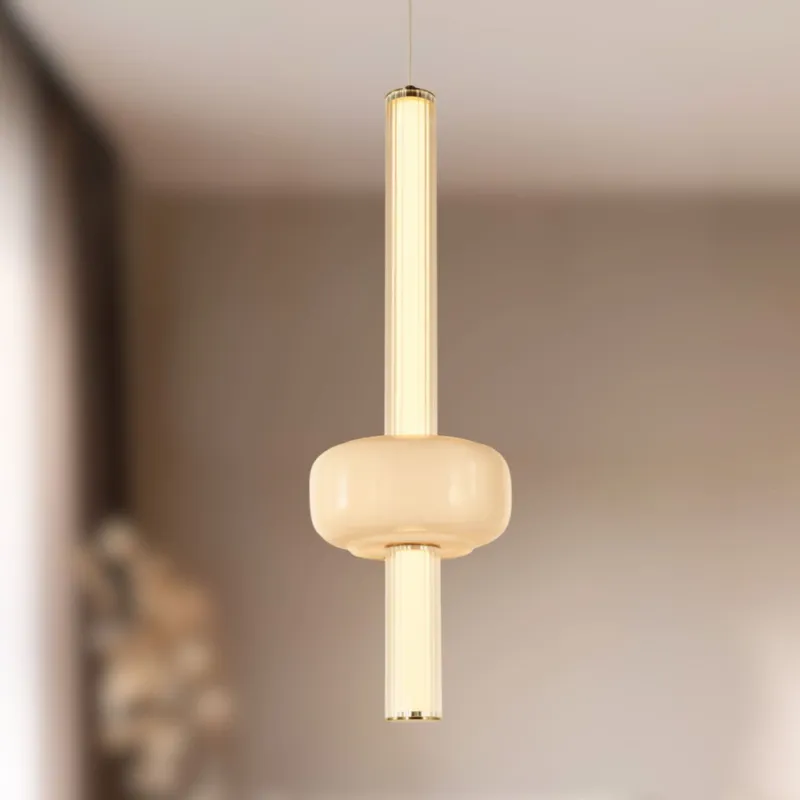 Kup teraz Lampa wisząca Puras D ze szklaną ozdobą pojedyncza LED 15W 3000K do sypialni i salonu