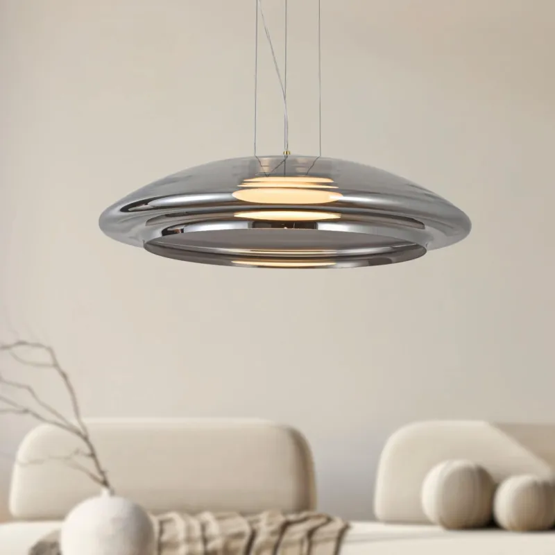 Lampa wisząca Ombre 42 szklana nad stół dymiony klosz GX53 Dodaj do koszyka
