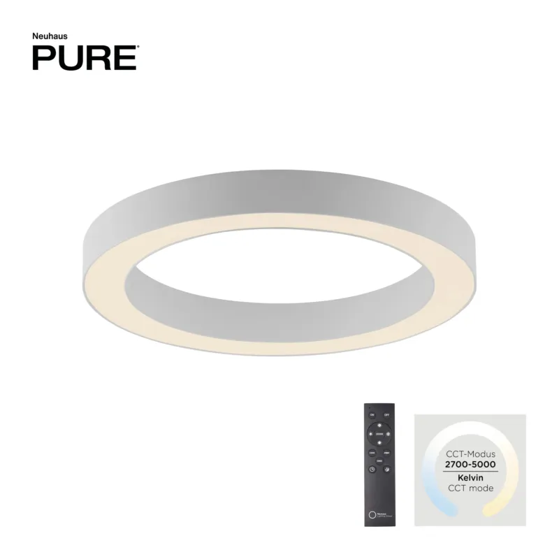 Lampa sufitowa na pilota PURE LINES ROUND 6310-16 - Paul Neuhaus Darmowy zwrot