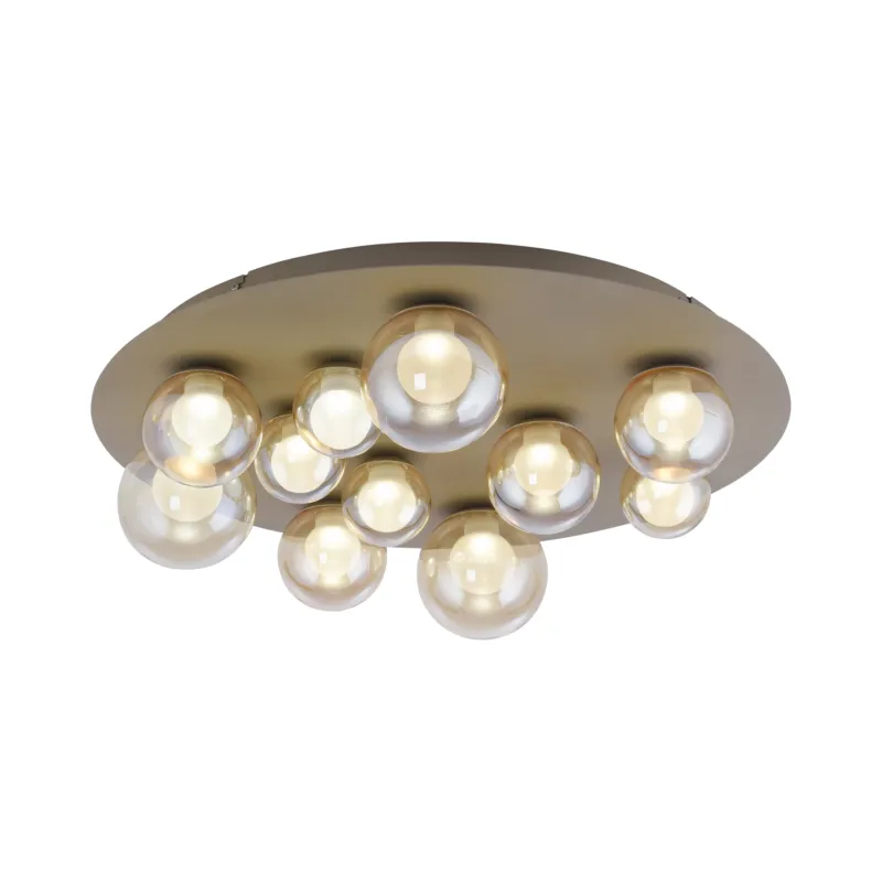 Lampa sufitowa na pilota CCT LED brązowa PURE POPUP 6588-97 - Paul Neuhaus Kup online
