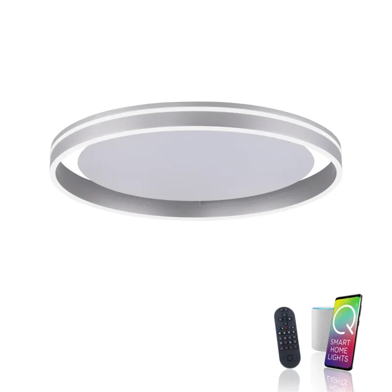 Do wyczerpania zapasów Lampa sufitowa z aplikacją i pilotem Q-VITO 8416-55 - Paul Neuhaus