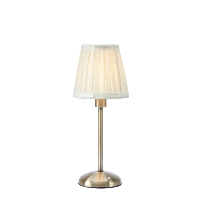 Lampa przenośna ANNO Antique Brass/Offwhite B/O 109126 - Markslojd Zniżka