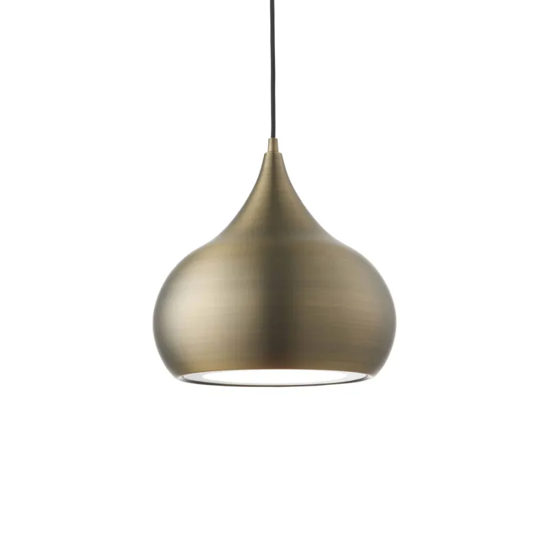 Lampa wisząca metalowa mosiężna 30cm 61299 z serii Brosnan - Endon Lighting Promocja