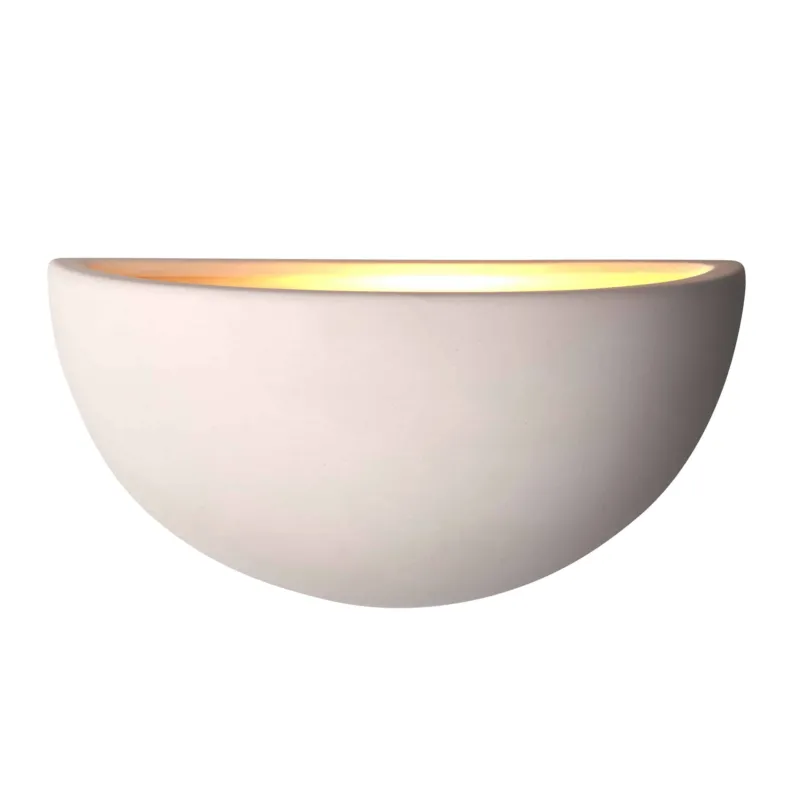 Tani Kinkiet ścienny ceramiczny biały półokrągły UG-WB-A z serii PRIDE - Endon Lighting