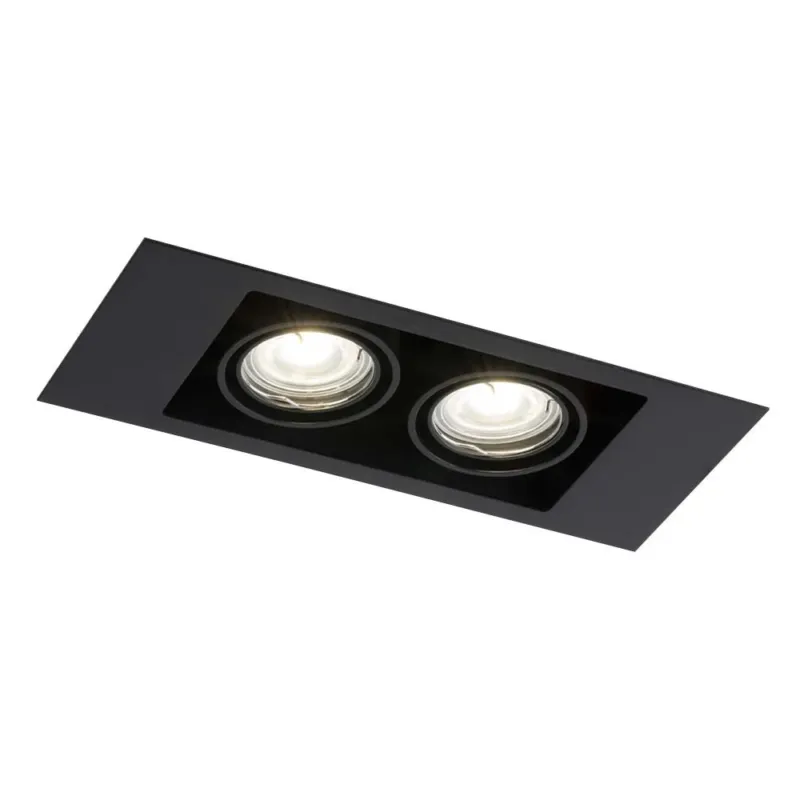 Bestseller Lampa wpuszczana Ebino 2 - Czarna 3306 - Antigo