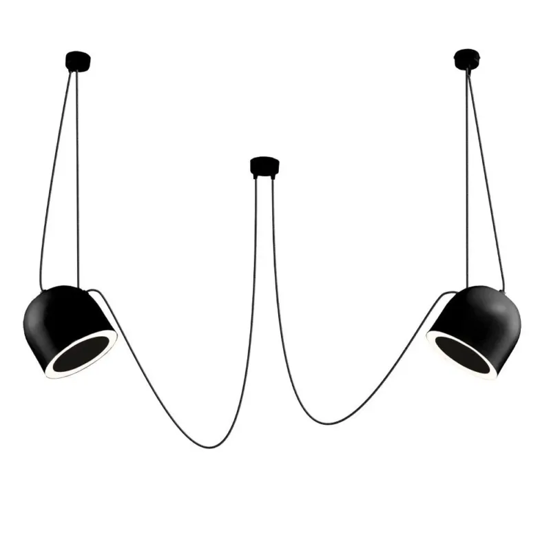 Ekspresowa dostawa Lampa wisząca DOBO 2 - Czarna 9036 - Antigo