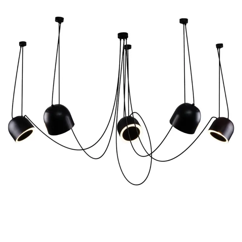 Tylko dziś Lampa wisząca DOBO 5 - Czarna 9038 - Antigo