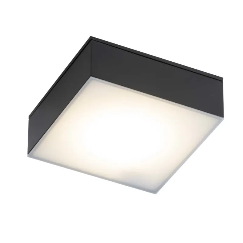 Plafon Tottori IL - Czarny IP44 (100x100 mm) 3000K 8057 - Antigo Bestseller
