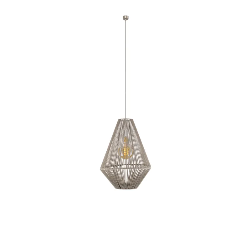 Nowy Lampa wisząca Hagata 1 - Beżowa (400 mm) 5127 - Antigo