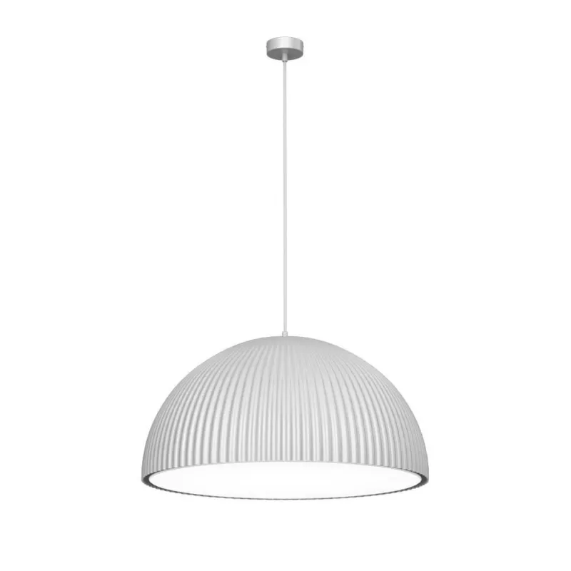 Cena promocyjna Lampa wisząca Gandra 60x30 - Biała 5025 - Antigo