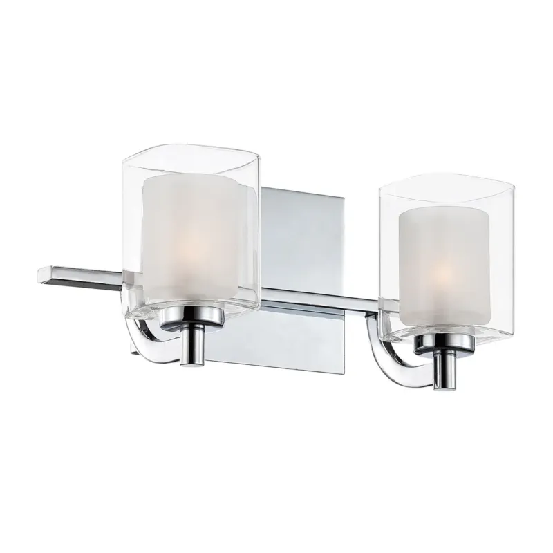 Darmowy zwrot Kinkiet łazienkowy chromowany 2-punktowy QZ-KOLT2-PC-BATH z serii KOLT - Elstead Lighting