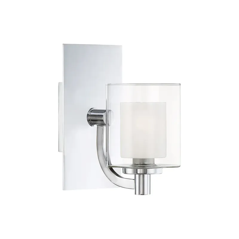 Zamów dziś Kinkiet łazienkowy chromowany szklany IP44 QZ-KOLT1-PC-BATH z serii KOLT - Elstead Lighting