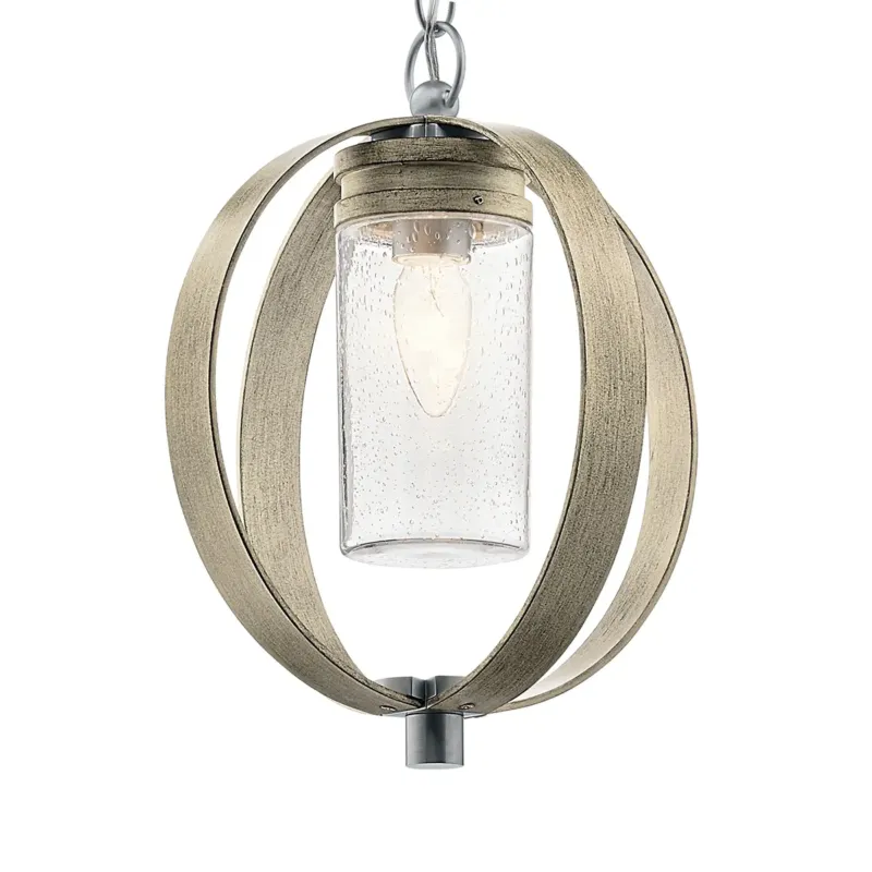 Dodaj do koszyka Lampa wisząca kulista szara metalowa KL-GRAND-BANK-P-DAG z serii GRAND BANK - Elstead Lighting