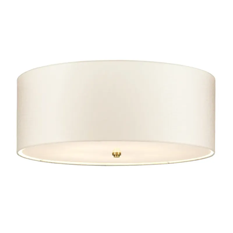 Ekspresowa dostawa Plafon okrągły z tkaniny 66cm 5-punktowy DL-FLETCHER26-5LT-IV-AB z serii FLETCHER - Elstead Lighting