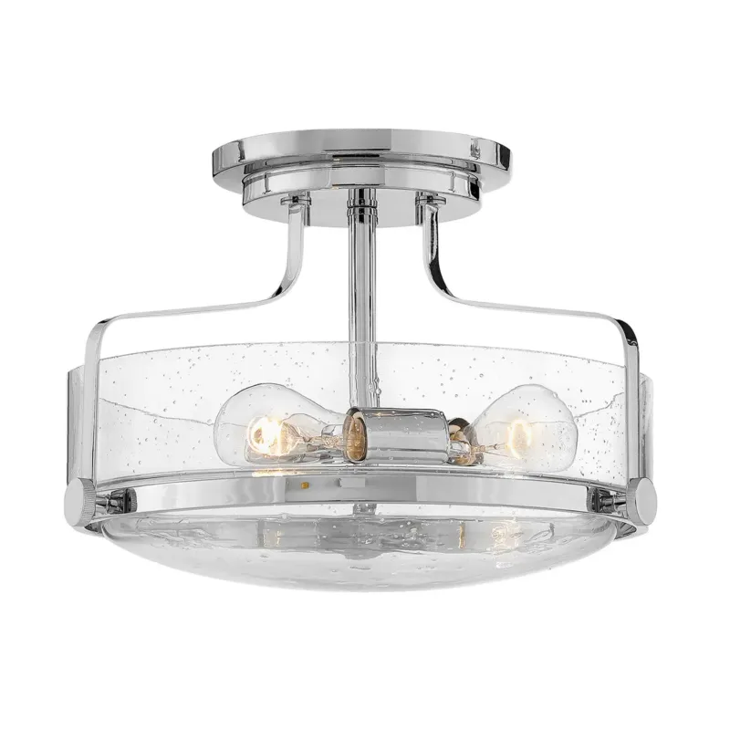 Półplafon chromowany szklany 3-punktowy HK-HARPER-SFS-CM-CS z serii HARPER - Elstead Lighting Tani