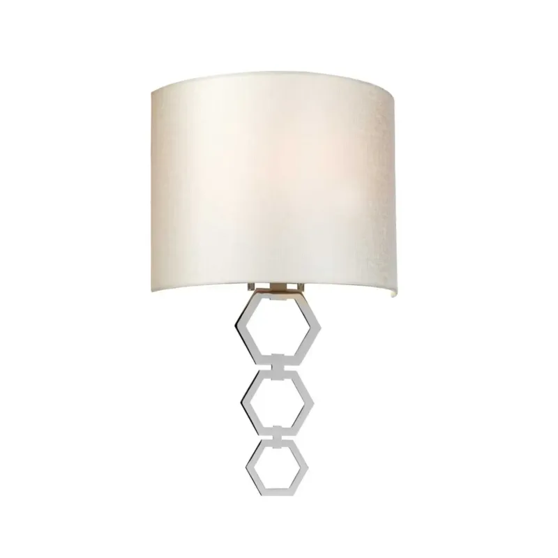 Kinkiet chromowany z abażurem CLARK-MEDIUM-PC z serii CLARK - Elstead Lighting Taniej