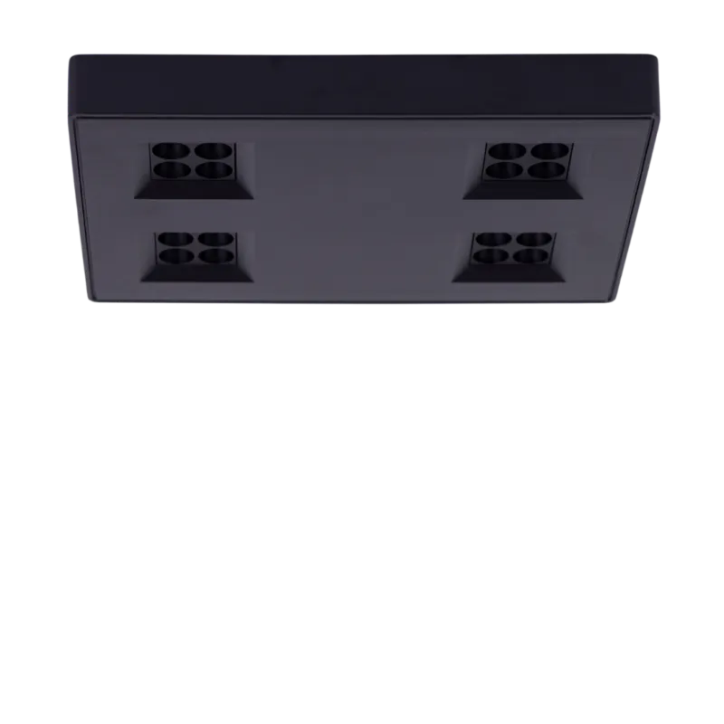 Lampa sufitowa PUNTO QUATRO czarna 3000K 701300 - LOONARI Taniej