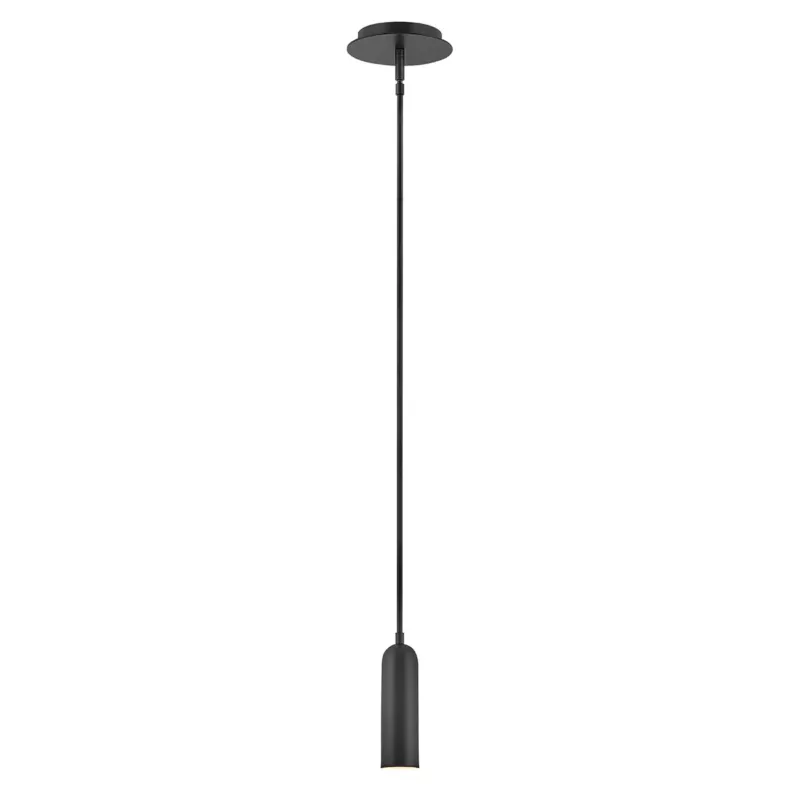 Najlepsza cena Lampa wisząca LED czarna metalowa tubowa HK-DAX-MP-BK z serii DAX - Elstead Lighting