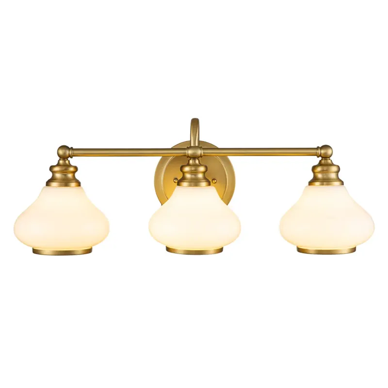 Promocja Kinkiet łazienkowy 3-punktowy mosiądz HK-AINSLEY3-BATH-BB z serii AINSLEY - Elstead Lighting