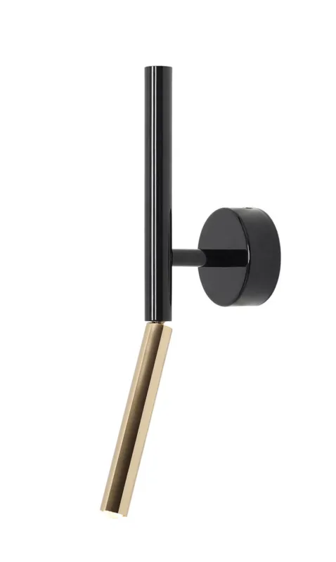Aldex Kinkiet metalowy czarny 36cm 1067C1 z serii STICK Taniej