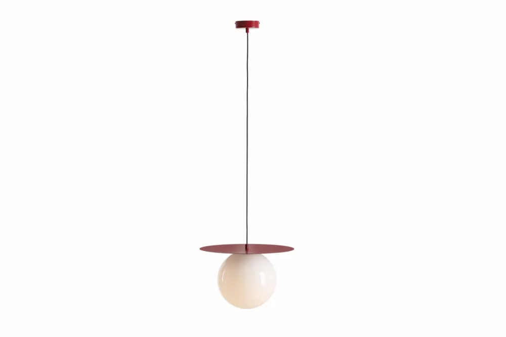 Zamów dziś Aldex Lampa wisząca metalowa kulista czerwona 40cm 1125G15_L z serii LOOP