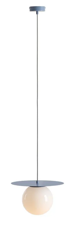 Ostatnie sztuki Aldex Lampa wisząca metalowa kulista niebieska 34cm 1125G16_M z serii LOOP