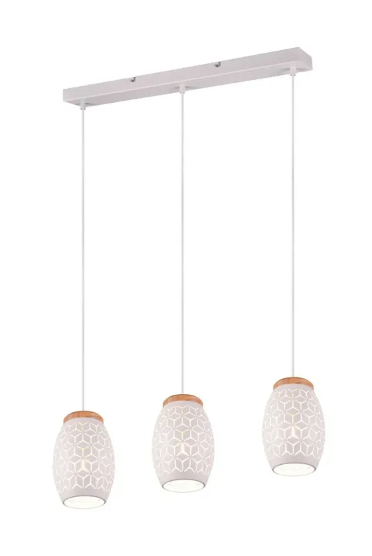Lampa wisząca 3xE27 nowoczesna biała BIDAR R31573031 - RL Najlepsza cena