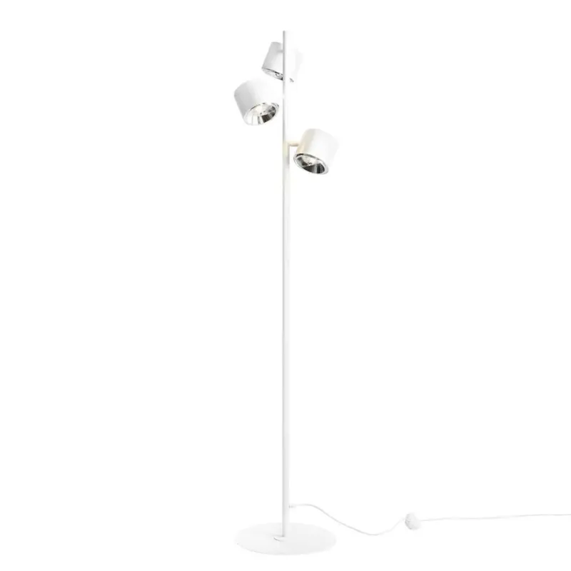 Aldex Lampa stojąca metalowa biała 3-punktowa 1046A z serii BOT Wyjątkowa oferta