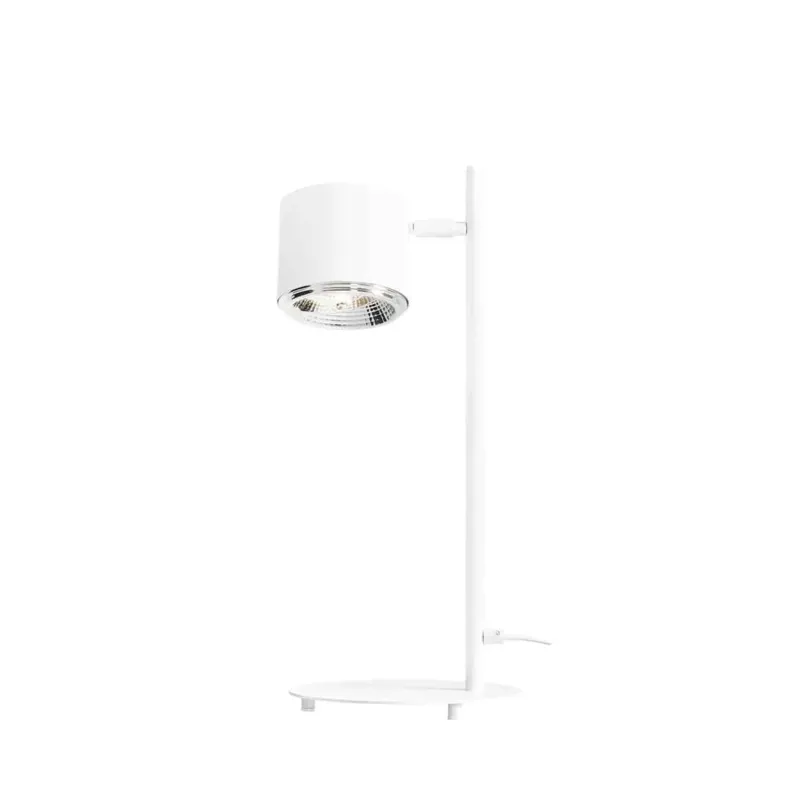 Aldex Lampa biurkowa metalowa biała 47cm 1046B z serii BOT Wybór klientów