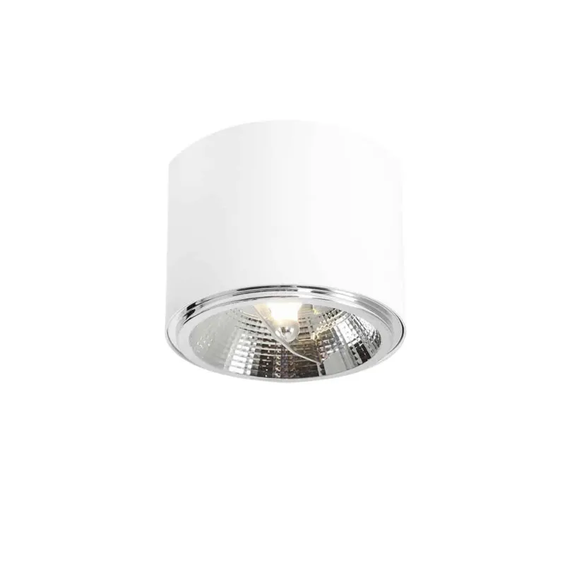 Aldex Plafon spot metalowy biały 11,5cm 1046PL_G z serii BOT Tylko do końca tygodnia