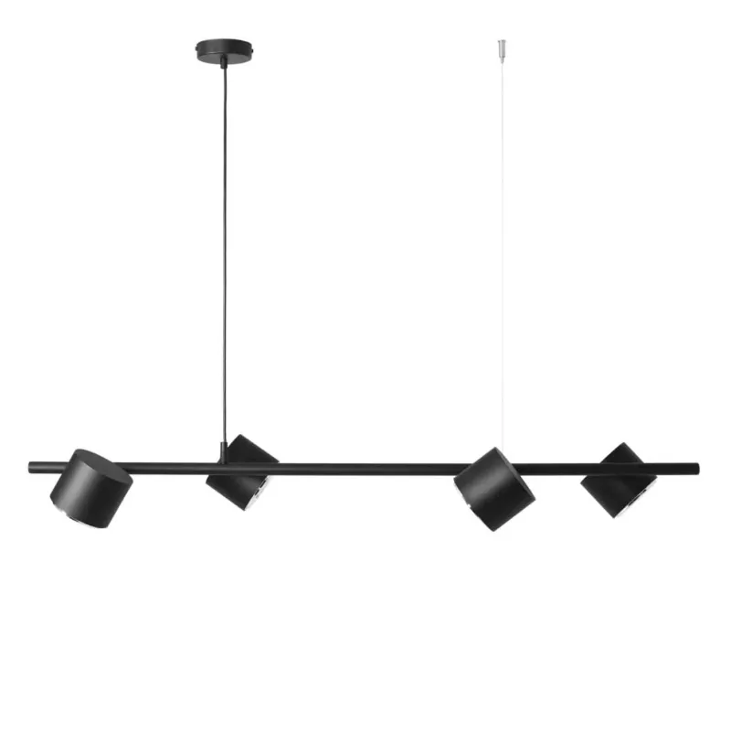 Aldex Lampa wisząca metalowa czarna 4-punktowa 1047L z serii BOT Bezpieczna płatność