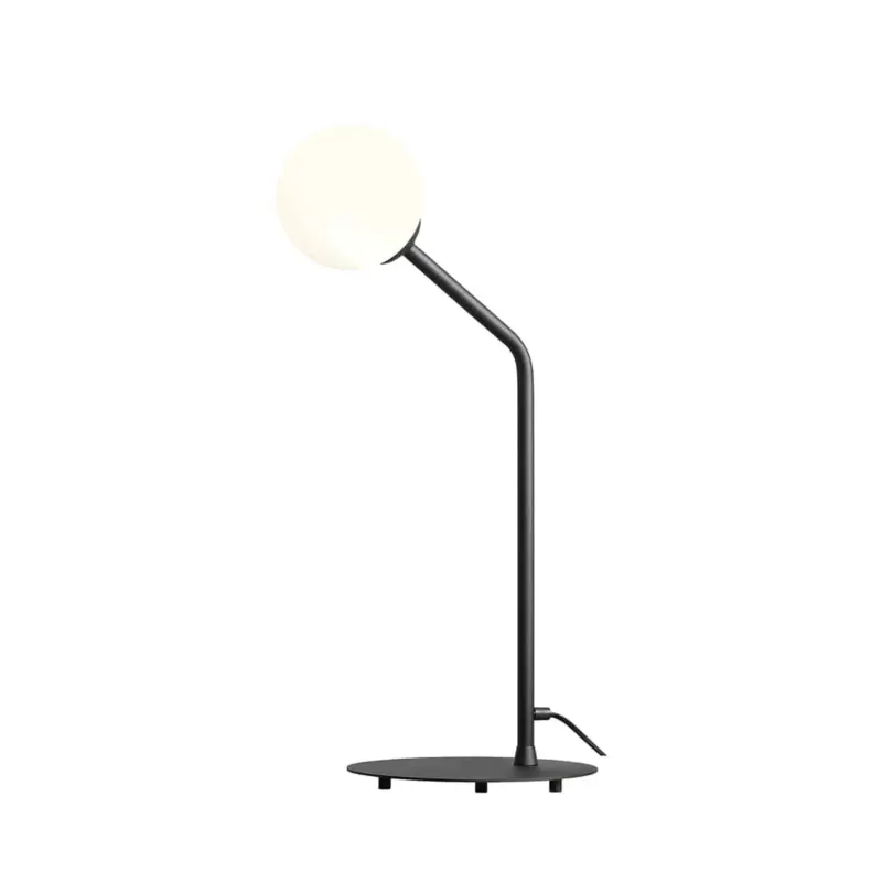 Obniżka ceny Aldex Lampa biurkowa metalowa czarno-biała 62cm 1064B1 z serii PURE BLACK