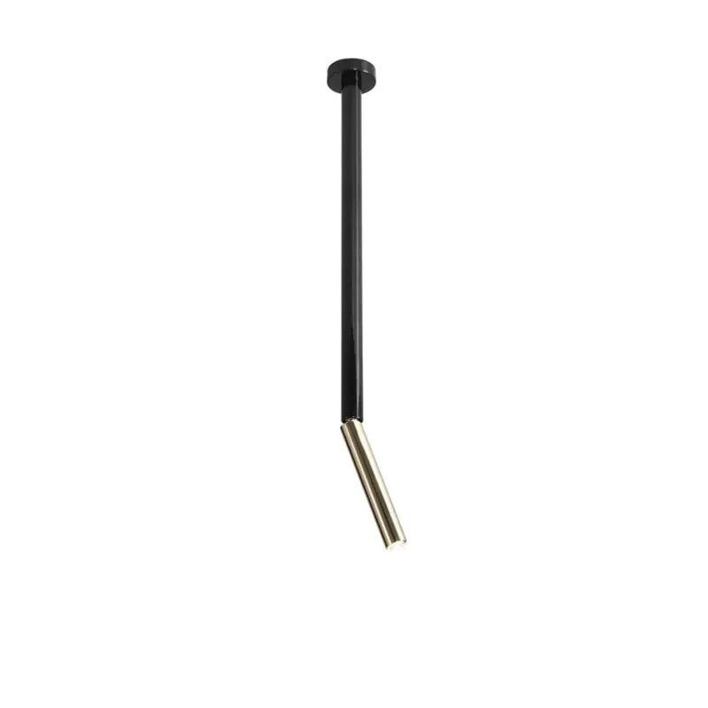 Aldex Plafon metalowy czarno-złoty punktowy 54cm 1067PL_G1_M z serii STICK Szybka wysyłka