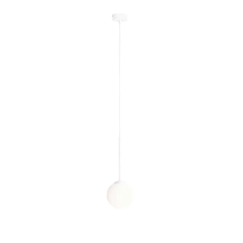 Aldex Lampa wisząca biała szklana kula 14cm 1087XXS z serii BOSSO MINI Promocja