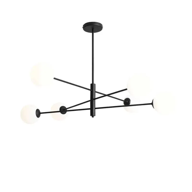 Wysoka jakość Aldex Plafon metalowy czarny 6-punktowy 1090PL_K1 z serii HOMME