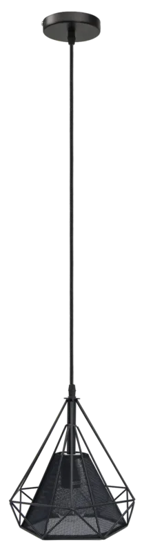 Lampa wisząca loft czarna metalowa 25cm 8801/1 z serii PIRAMIDA - Lampy Elem Bestseller