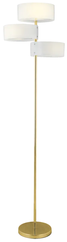 Lampa podłogowa złota metalowa 3-punktowa DRS8006/3F z serii ANTILA - Lampy Elem Hit sprzedaży