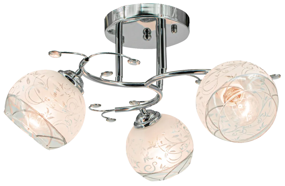 Lampa sufitowa chromowana 3-punktowa 8836/3 z serii EVITA - Lampy Elem Nie przegap