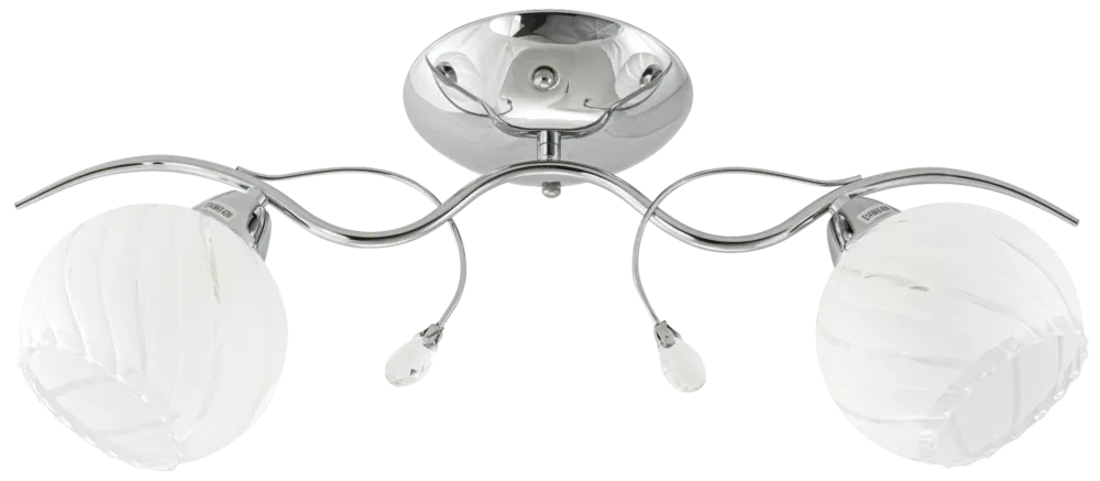 Lampa sufitowa chromowana 2-punktowa 58cm 8758/2 z serii STING - Lampy Elem Bezpieczne zakupy