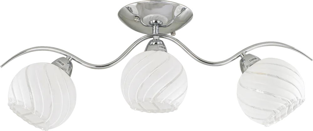 Lampa sufitowa chromowana 3-punktowa 65cm 8706/3 z serii MEWA - Lampy Elem Ostatnie sztuki