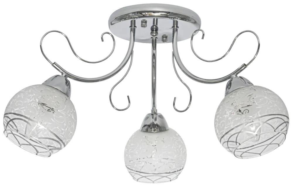 Lampa sufitowa chromowana 3-punktowa 43cm 8957/3 z serii TOGO - Lampy Elem Ograniczona ilość