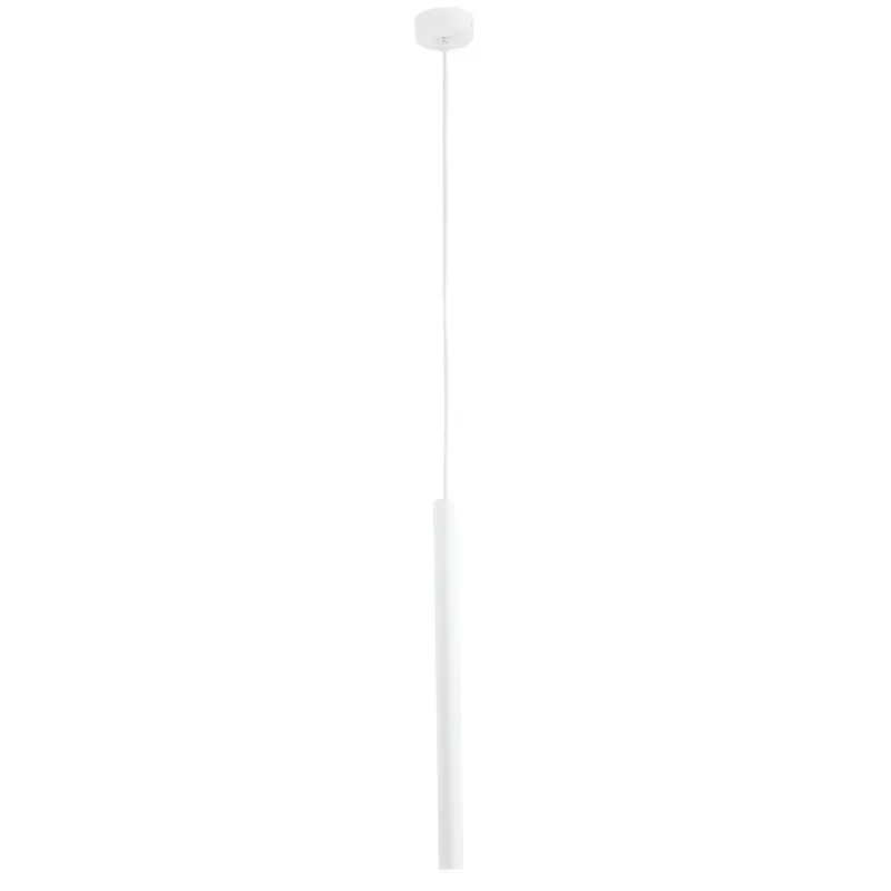 Lampa wisząca nowoczesna ETNA PLUS 8066 biała rurka - Argon Bestseller