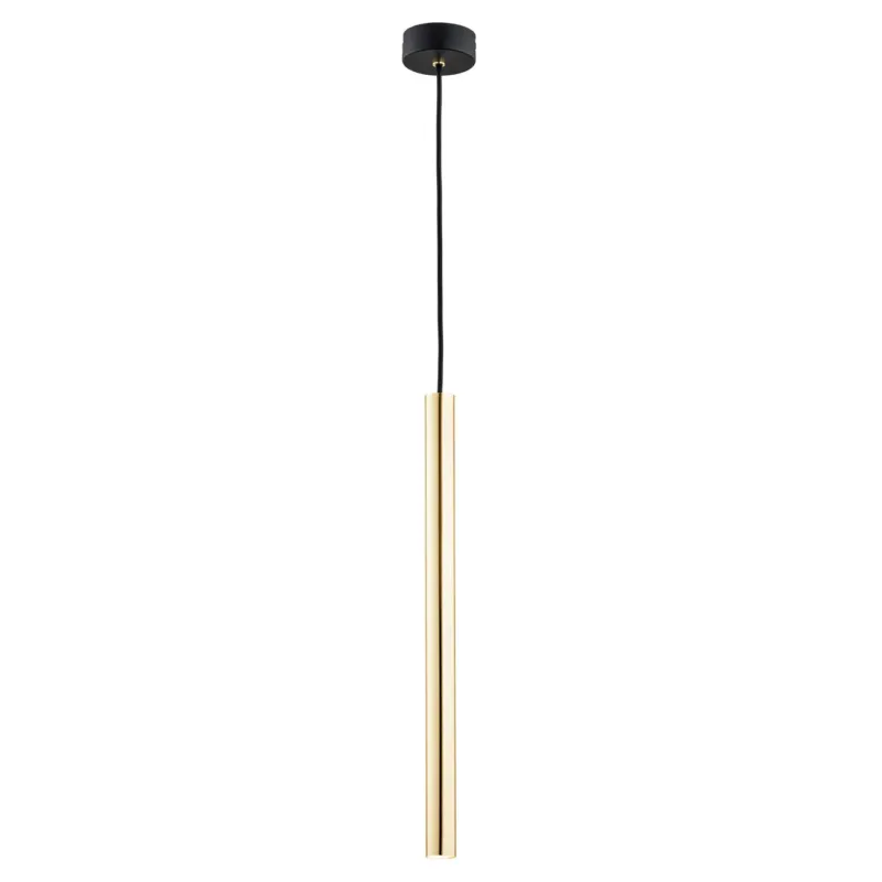 Hit sprzedaży Lampa wisząca nowoczesna SICILIA PLUS 8104 złota rurka - Argon