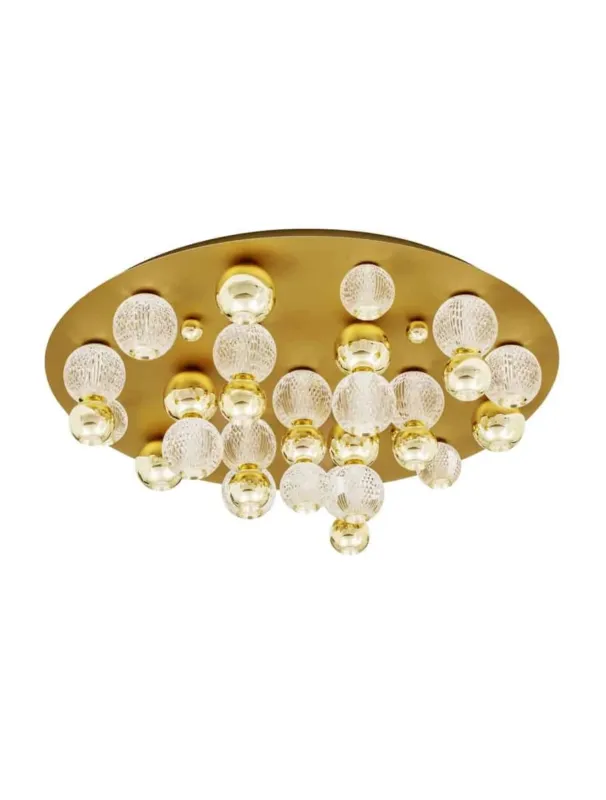 Lampa złota sufitowa nowoczesna LEDOWEPONCE LE42707 - Luces Exclusivas Super okazja