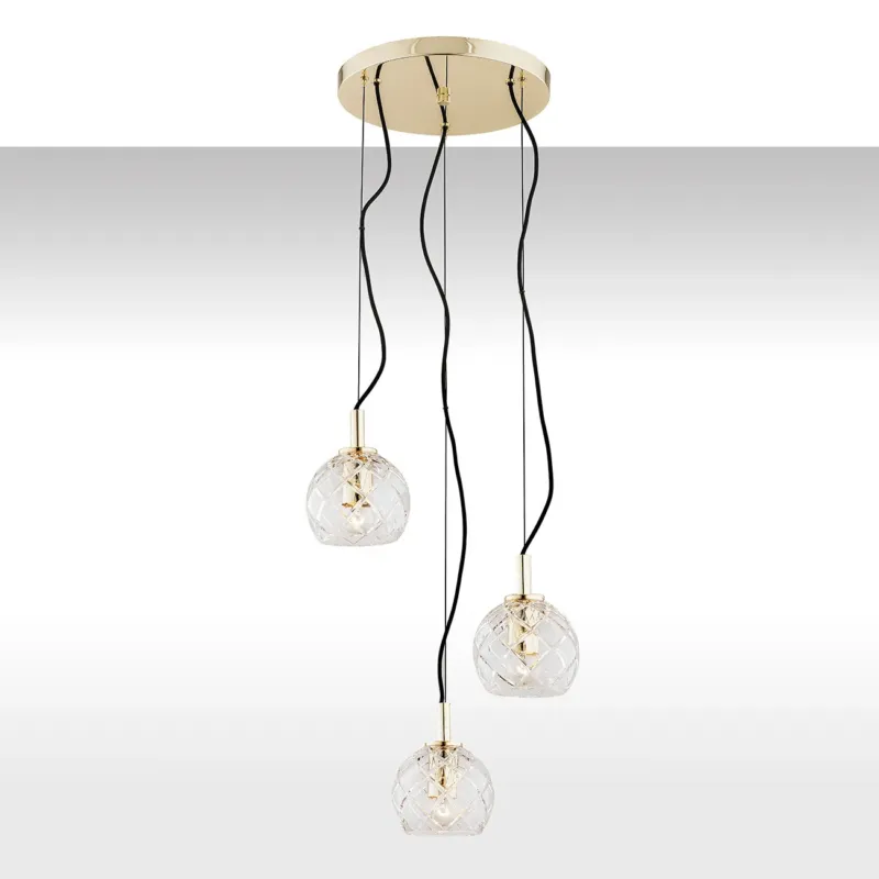Lampa nad stół wisząca nowoczesna OVIEDO 1463 mosiądzowany - Argon Kup online